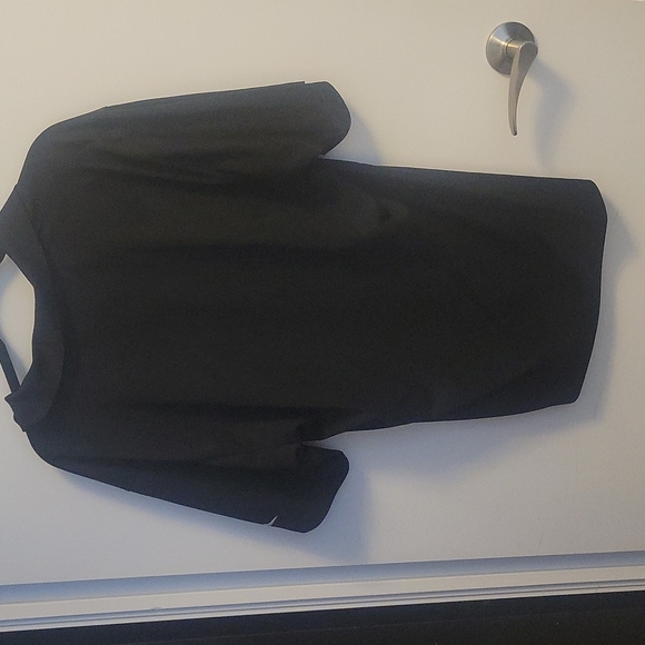 Nike Fit Dry Black Golf Shirt L - Picture 2 of 5
